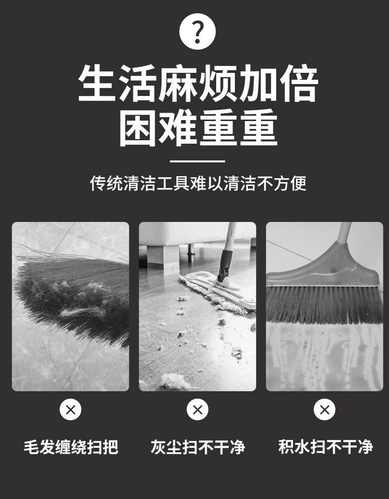 Чтобы поцарапать 商用保洁刮水器地刮刮刀大号拖把矽胶清洁神器水刮加长地面两用 No brand