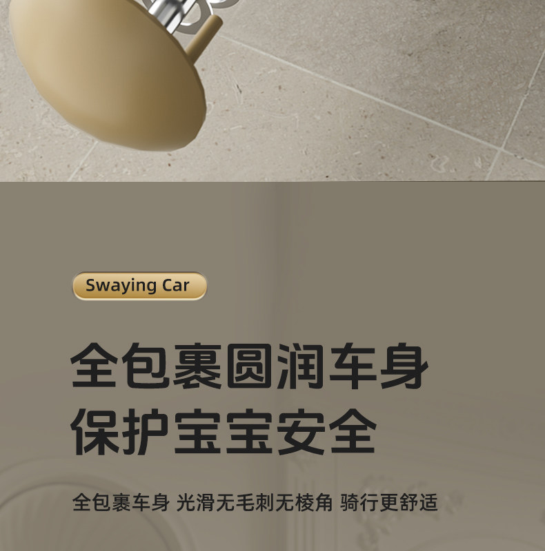 Каталки и педальные автомобили 儿童扭扭车1一3岁防侧翻大人可坐双人宝宝溜溜车滑行车独角兽平衡