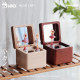 LOTS solid wood ballerina girl music box