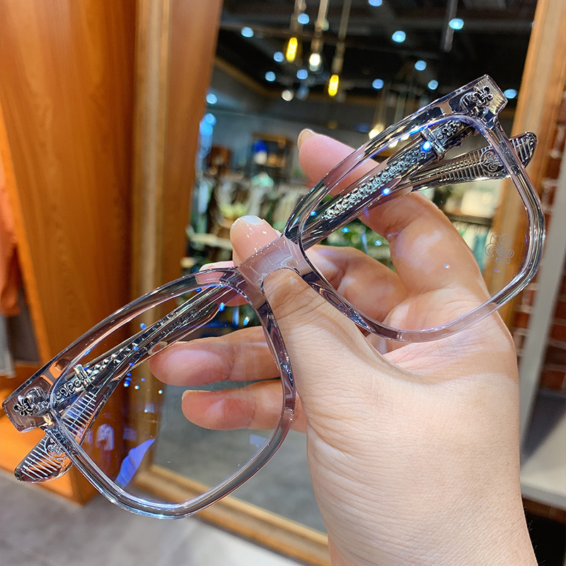 Luoxin Eyeglass Frames for Men and Women, Large Black Frames, Transparent Material, Polygonal, Retro, Natural Look, Wide Face, Myopia, Non-Prescription Lenses Luoxin Eyeglass Frames for Men and Women, Large Black Frames, Transparent Material, Polygonal, Retro, Natural Look, Wide Face, Myopia, Non-Prescription Lenses