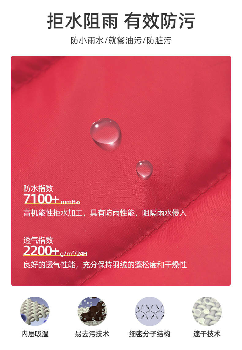 反季好价 史努比 儿童 90白鸭绒羽绒服 图3