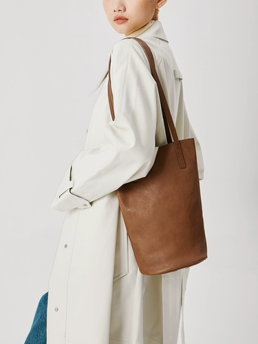 裘真 Кожаная ретро сумка, воловья кожа