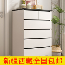 Xinjiang Backer Cabinet Five-Bucket Cabinet Simply Modern Multi-Function Living Room Bedroom Northern Europe