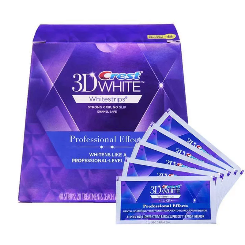 [5 пакетиков/10 белых полосок 3d Whitestrips отбеливание зубов]