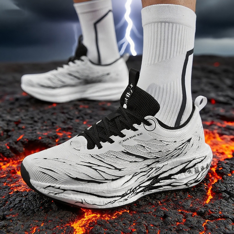 Li Ning Blue Project 2026 Summer New Carbon Plate Running Shoes for Men and Women, Shock Absorption and Rebound, Professional Racing Sports Shoes