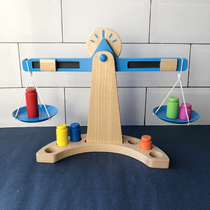 Maths Tianping Libra Childrens Toys Kindergarten Big class High quality solid wood Monsoon taught 3-year-old balance baby teaching aids