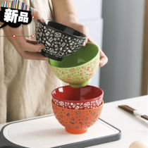 Serving bowls for each person one color for family family serving bowls for children family serving bowls for different colors family bowls and chopsticks (100)