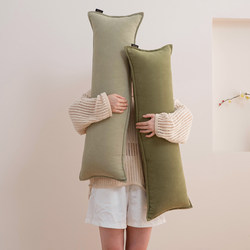Bench Back Cushion Sofa Pillow Living Room Cushion Pillow Case Rectangular Waist Pillow Sleep Clip Leg Headrest Side Sleep