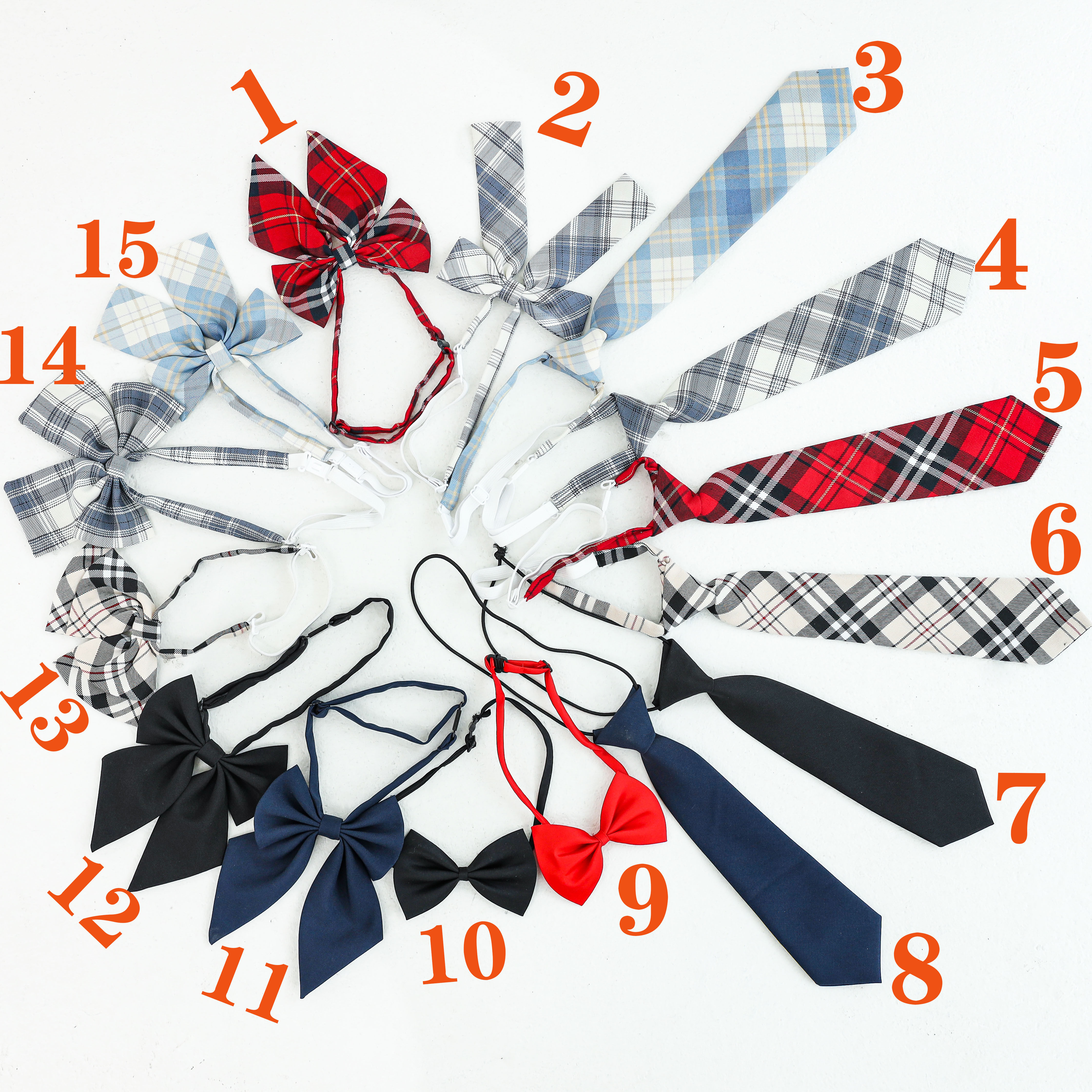 School Uniform Versatile Accessories New JK Shoulder Bag Garden Suit Collar badge Western pants Baby Bag Suit Black & White Two Color Long Silo Socks