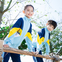 2021 Spring Autumn New Products Primary And Middle School Students Class Clothes Kindergarten Garden Uniform Color Sportswear Graduation Photos School Suit Three Suits