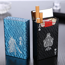 Cigarette Case Upscale Male exclusive portable 20 Loading Metal Waterproof Gift Box Iron Case Birthday Gift Moisture-proof Packaging Personality