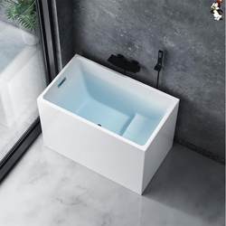 Bathtub household ceramic ordinary mother and baby store baby bath small Japanese style deep soaking double couple bathtub adult