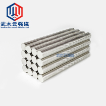 Strong magnet iron-absorbing stone toy NdFeB high-strength 10*1 5mm refrigerator sticker teaching round small magnet patch