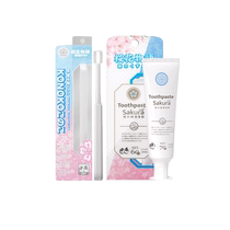(Self-operated) Konoko Sakura Story Pet Toothbrush Toothpaste Dog Teeth Cleaning Cat Oral Cleaning Set