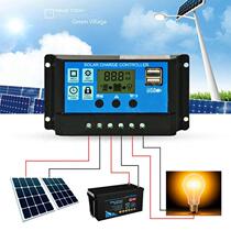 Top Sell 30A 20A 10A 12V 12V 24V LCD Auto Solar Charge Controlle