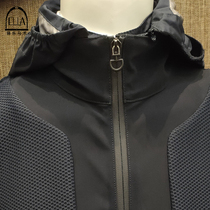 Hantu equestrian mens autumn thin breathable waterproof long-sleeved running jacket sports windbreaker casual jacket CT