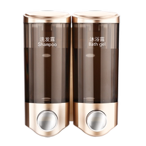 Household dish soap bottle wall-mounted wall-pressed hand sanitizer box punch-free shampoo shower gel large-capacity soap dispenser