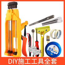 Home Beauty Stitches Construction Tools Complete tube gluegun wall ground fill Glue Press Slit Clear Slit Tool Suit