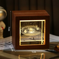 Солнечная система [ночник с деревянной рамой] + подарочный пакет