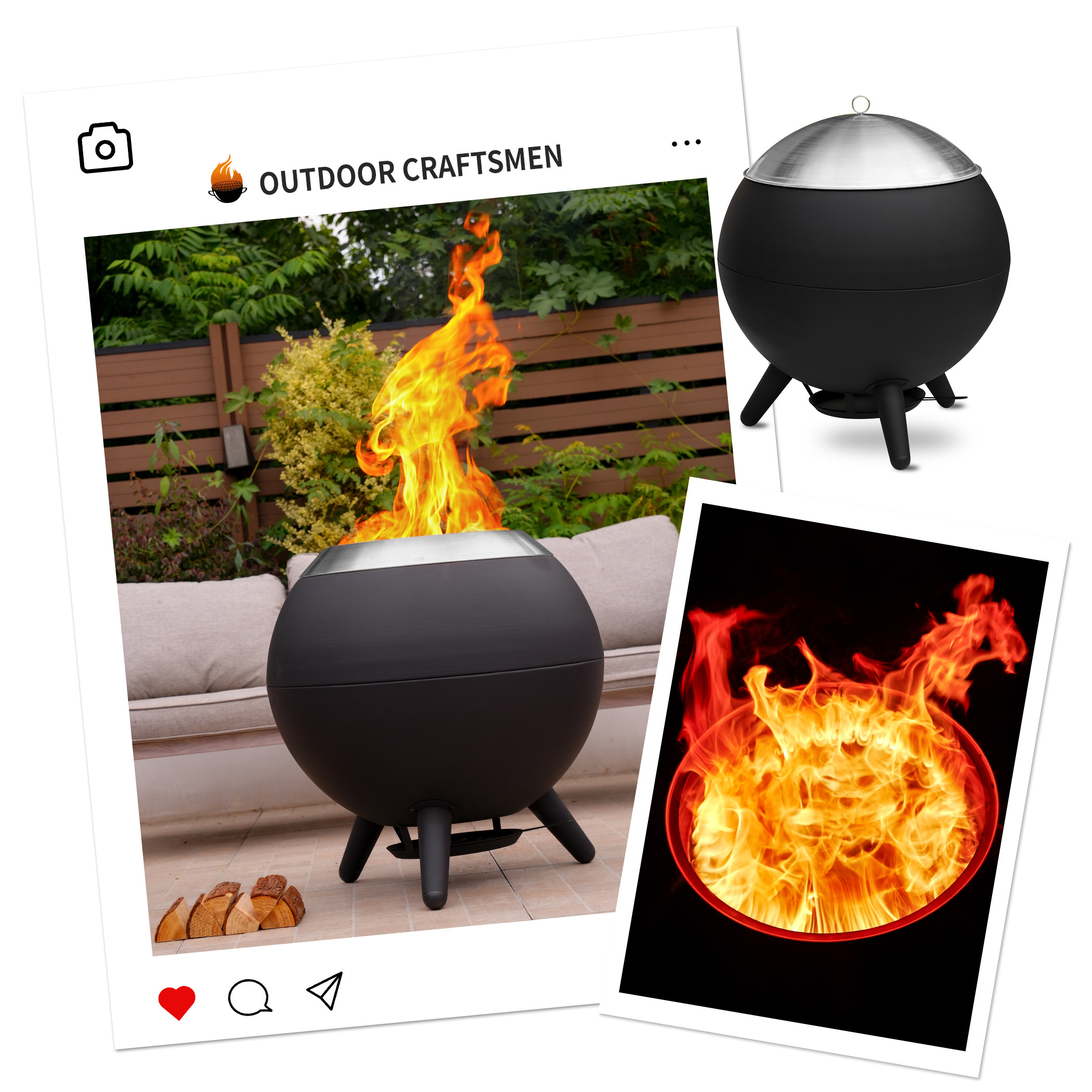 Гриль-печь Outdoor Craftsman Super Moon Small Lunar стандарт