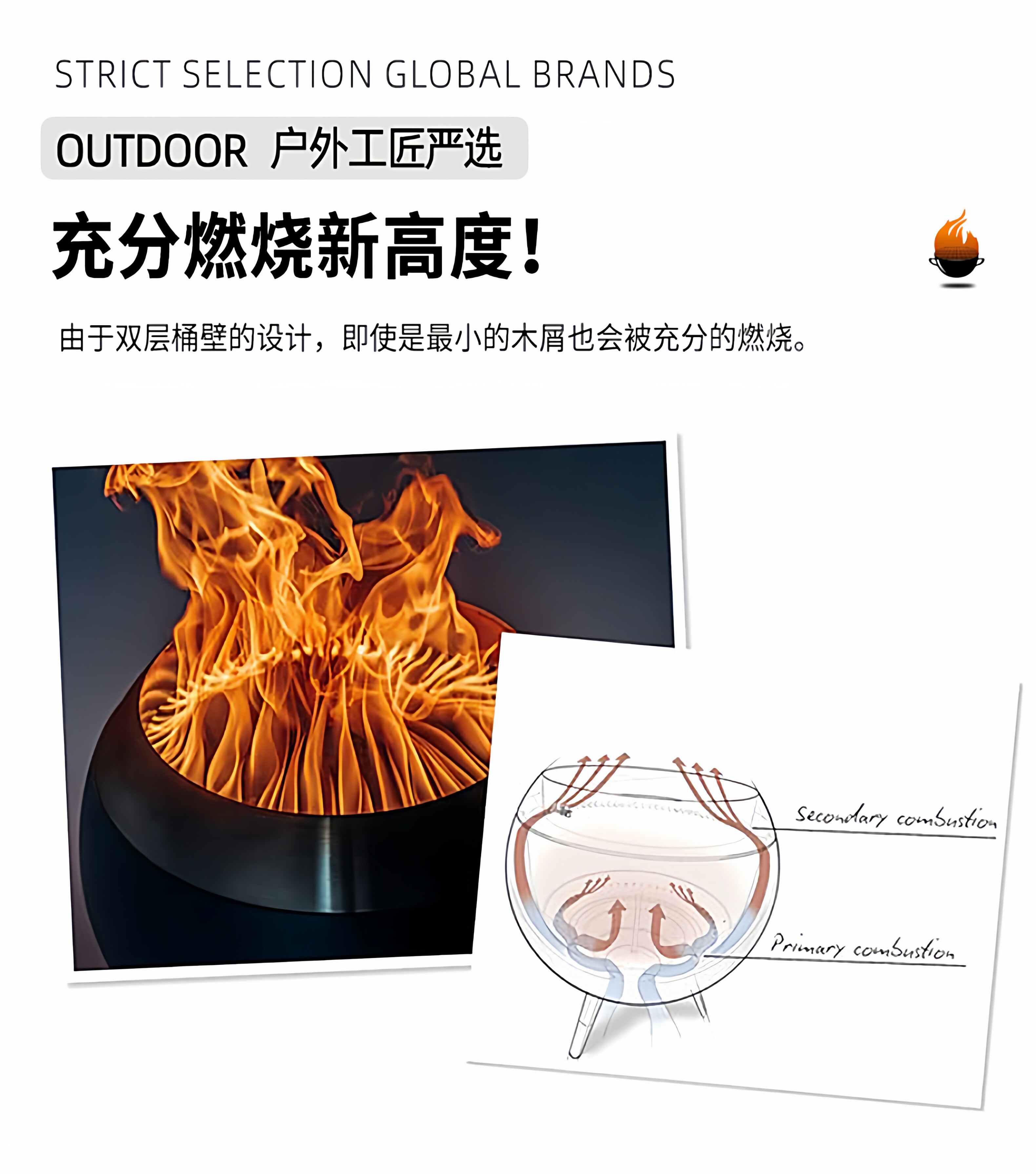 Гриль-печь Outdoor Craftsman Super Moon Small Lunar стандарт