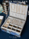 Yunmengyan French retro jewelry box light luxury velvet storage box home jewelry hand jewelry gift 2025 new style