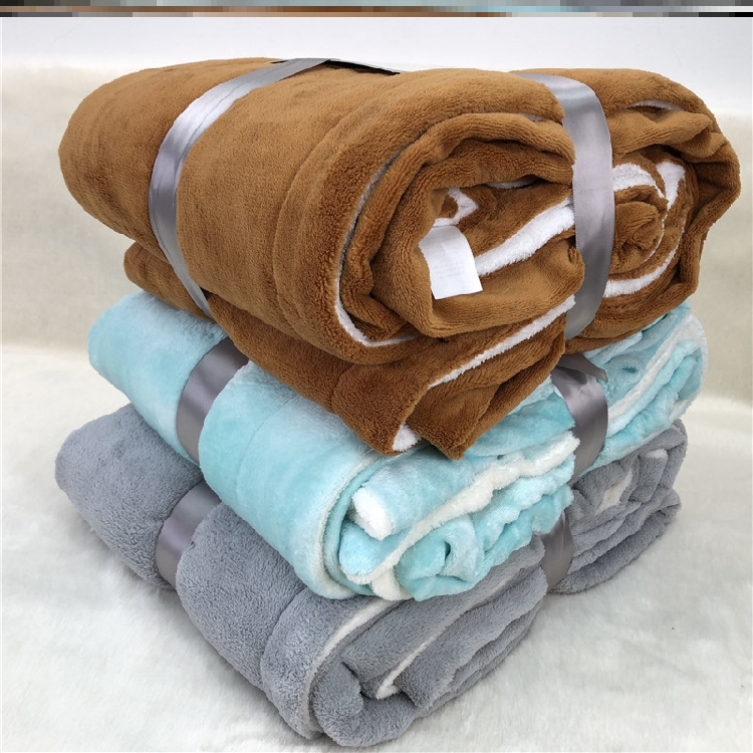 Unplugged self-heating blanket mattress warm body warm cold winter plain color single coral fleece super soft solid color