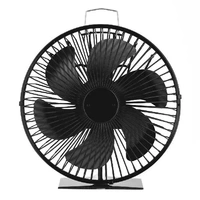 Heat Powered Fireplace Fan 6 Blades Wood Stove Fan Silent