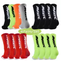 Cycling Socks Breathable 4 Pairs Set Sports Socks Women Men