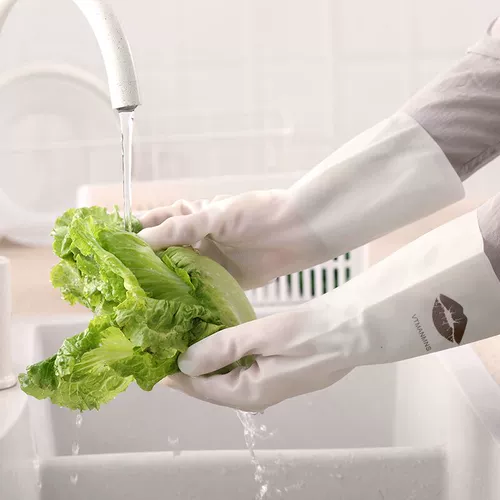 Домашняя работа по мытью посудомывания для женщин для женщин Водонепроницаемые и прочные кухонные чистки кастрюли мыть овощи. Оболочная одежда по уборке Домохозяйственное артефакт