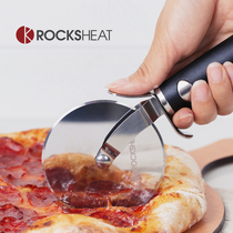 ROCKSHEAT pizza knife shovel wheel knife hob knife triangle shovel stainless steel baking pizza tool