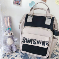 School Bag Junior High School Girl High Face Value 2022 New Large Capacity Light Han Edition Fashion Tide College Wind Double Shoulder Bag