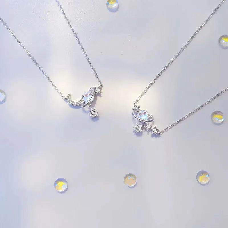 Baby Girls' Necklace Double Premium Clavicle Sweater Hoodie New 2021 ins Minimalist Design Accessories