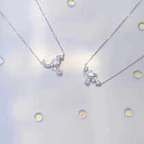 Bestie Necklace Woman Duo HIGH LOCK BONES SWEATER CHAIN 2021 NEW INS BRIEF Niche Design Ornaments