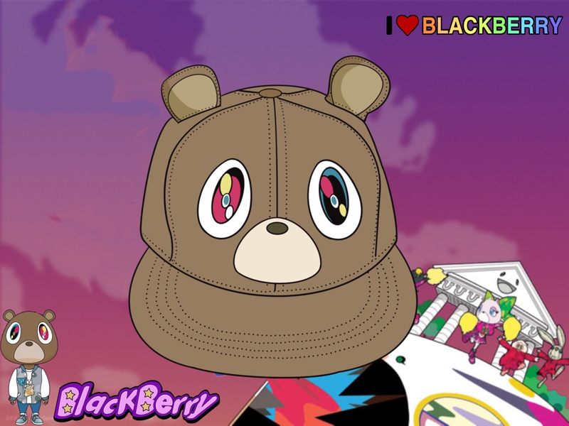 Kanye West Graduation Dropout Bear Hat Adjustable Flat Brim Cap Kanye West Graduation Dropout Bear Hat Adjustable Flat Brim Cap