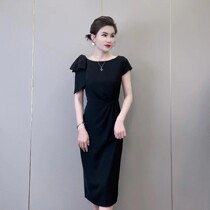 Summer New Helpburn Summer Sense Butterfly Bow Dress 1099 Light Luxury Title Dress