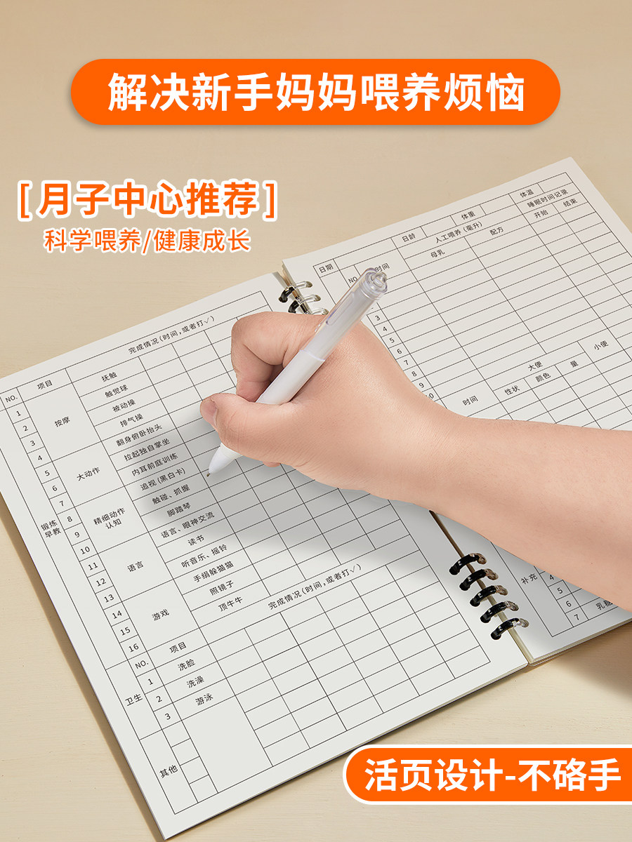Baby Feeding Record Book, Baby Formula and Breast Milk Feeding Diary, Newborn Growth Record Diary, Milk Intake and Complementary Food Record Form, Maternal and Infant Care Journal, Daily Routine and Schedule Manual
