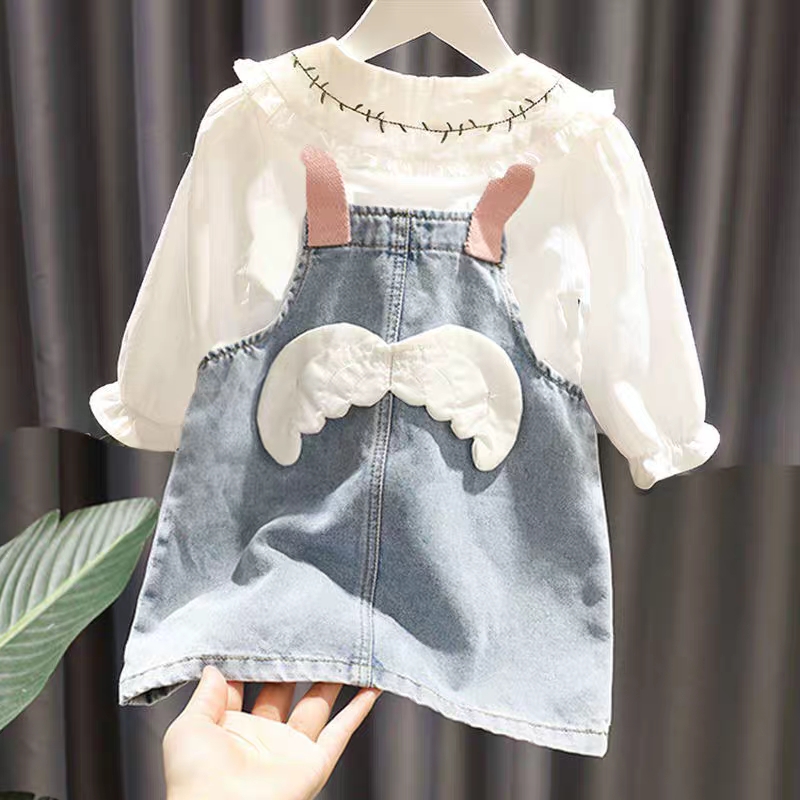 Han Fan Fen Ying Red Girl Dress Costume Small Girl Young Girl Yellow Princess Girl Spring Clothes