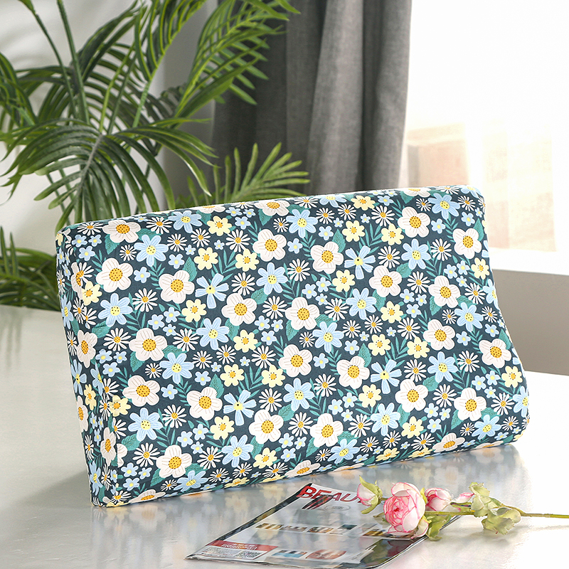 Latex Pillowcase Children's 50x30 Cotton 55X35 Latex Pillow Cotton Summer Special Memory Pillow Case One Pack