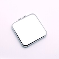 Small mirror mens portable fall without breaking small mirrors square men carry a beauty mirror stainless steel folding