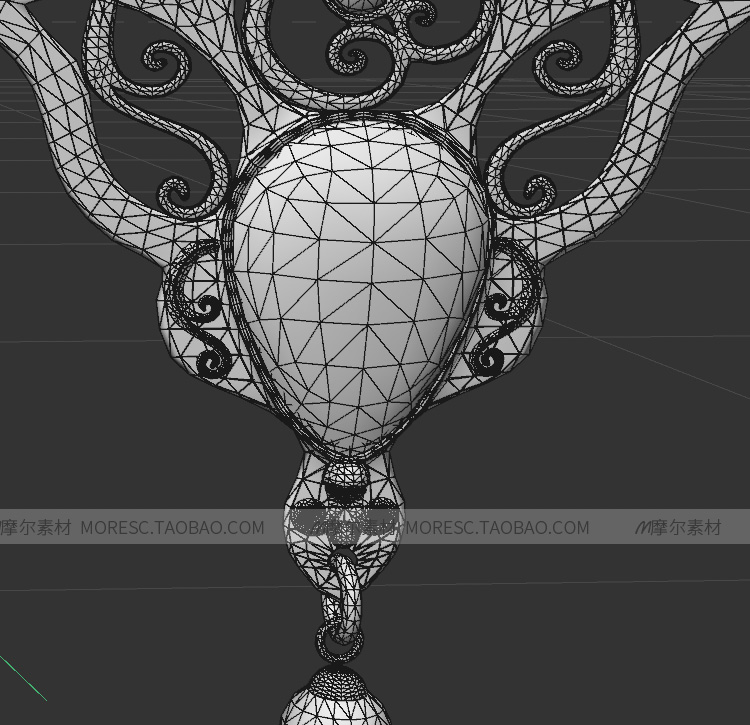 图片[7]-blender/C4D吊坠项链二师首饰装饰max玛雅fbx obj模型素材白模 MX717-cg男孩