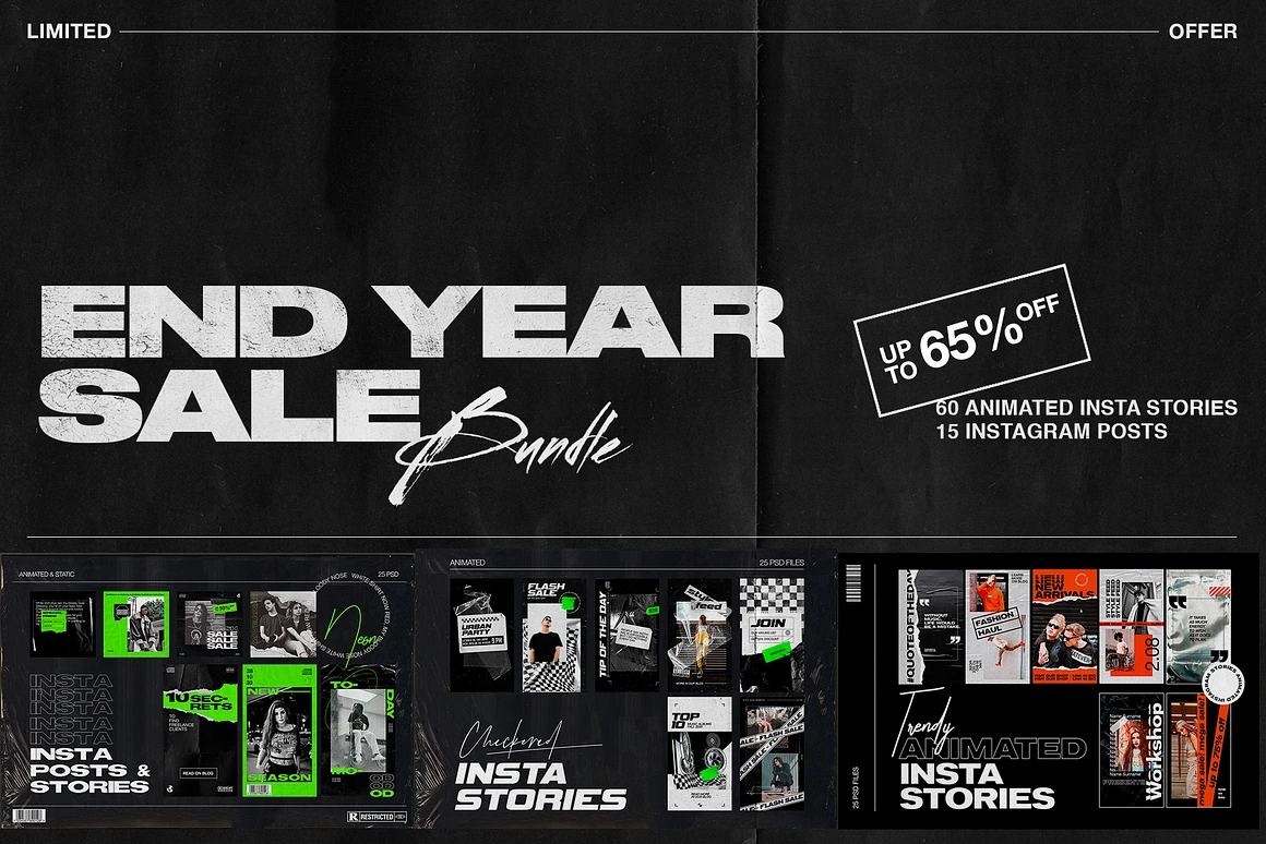 End of Year Sale Instagram Bundle, a Social Media.jpg