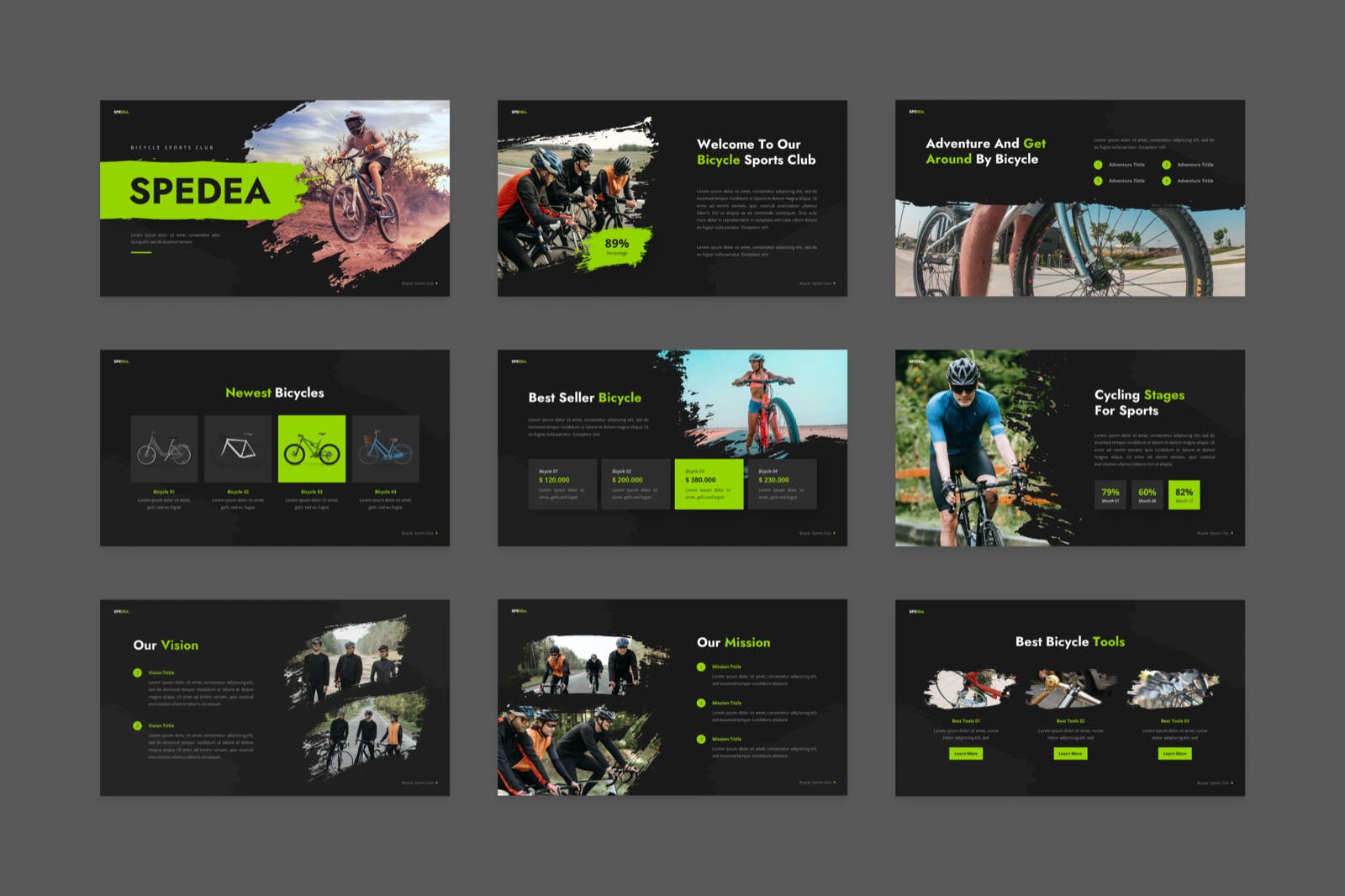 Spedea - Bicycle Sports Club Powerpoint Template 2.jpg