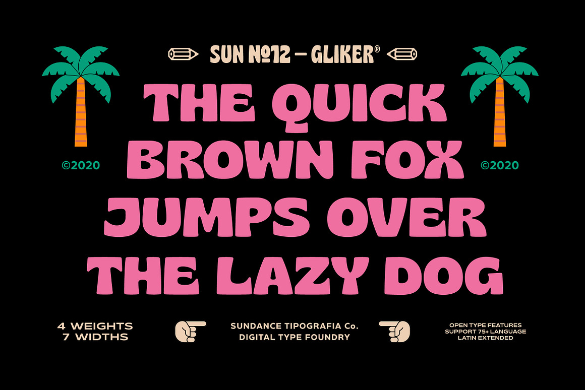 50 Off Gliker Font Family, a Font by Sundance Tipo.jpg