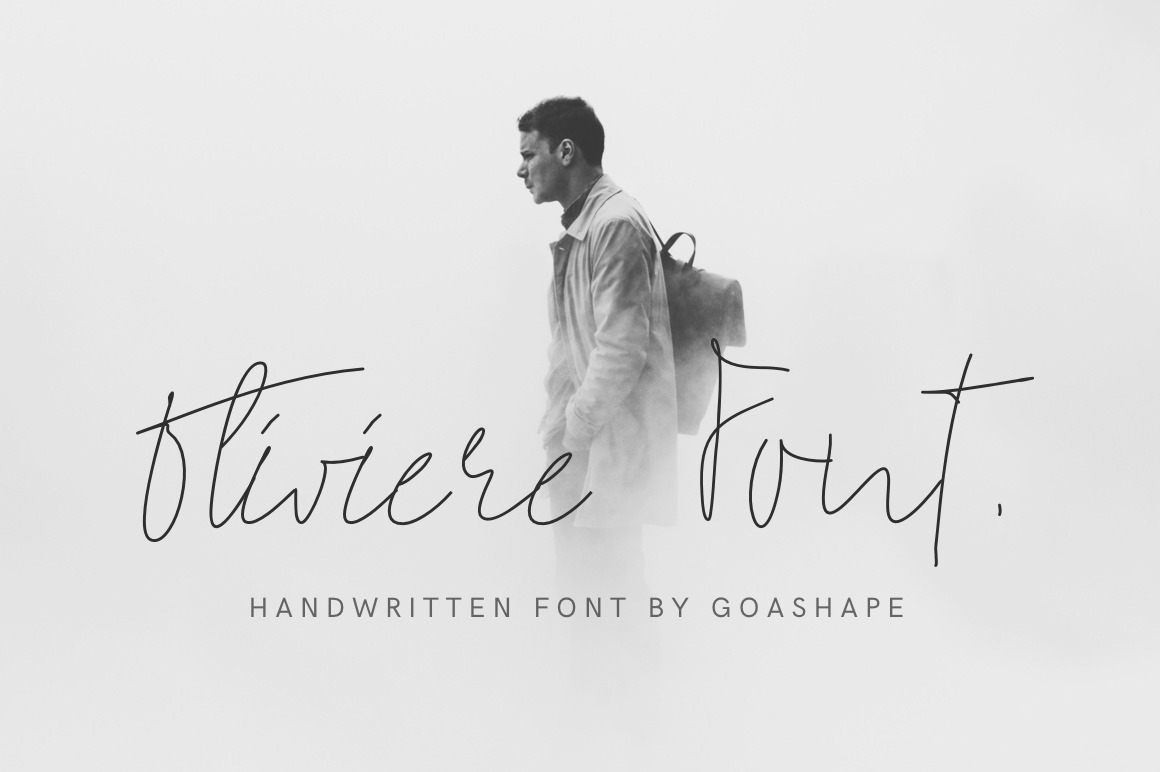 Oliviere Handwritten Font Script, a Script Font by.jpg