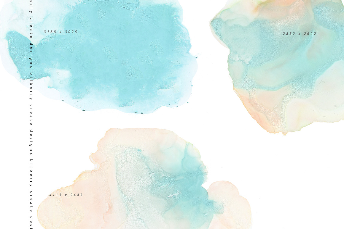 Blue Hazel ink texture, a Texture Graphic by Bilbe.jpg