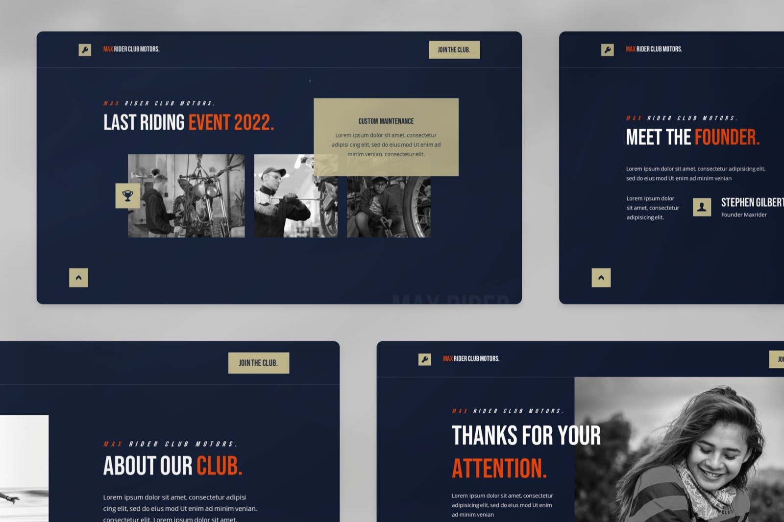 Maxrider - Motorcycle Club PowerPoint Template 8.jpg
