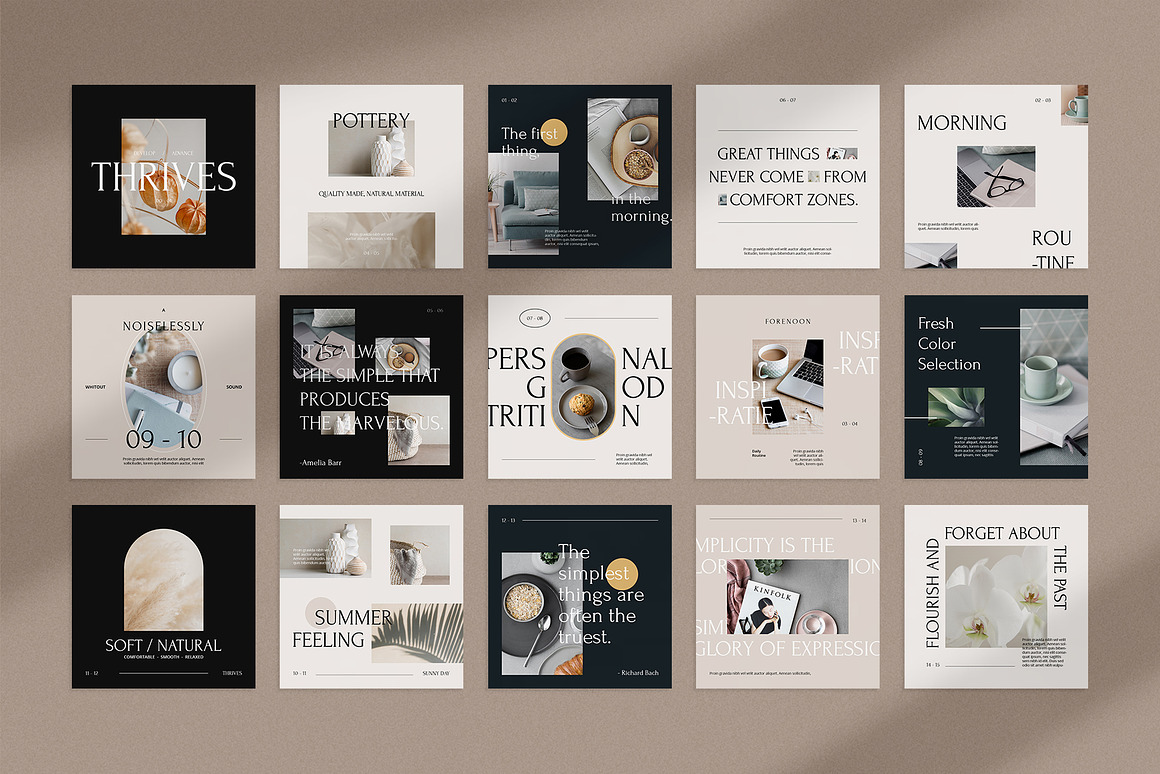Thrives - Instagram Pack, a Social Media Template.jpg