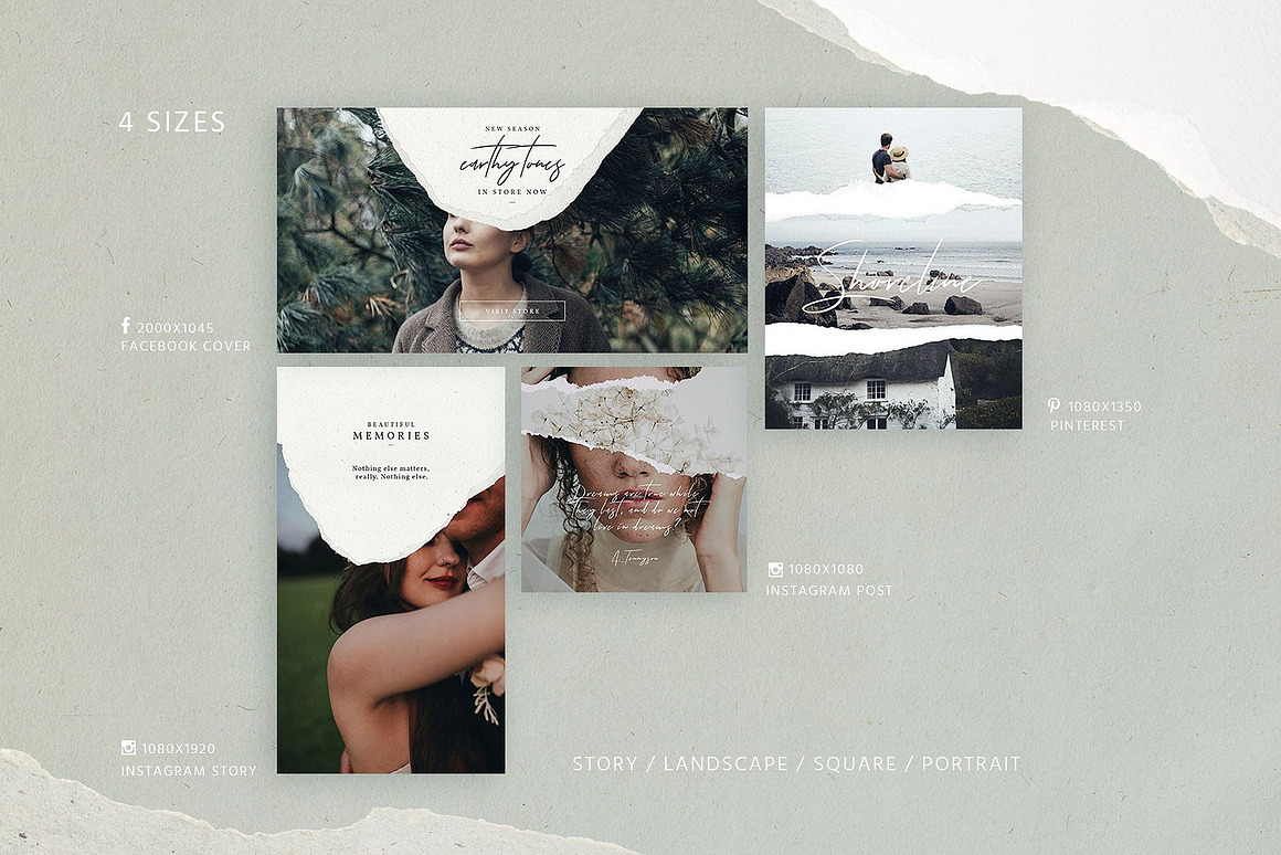 Paper Animated Stories - Social kit, a Social Medi.jpg