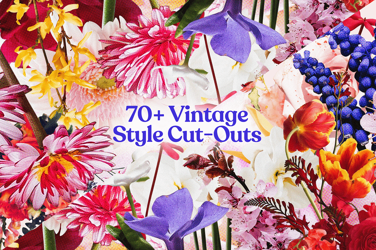 70  Vintage Floral Cut-Outs, an Object Graphic by.png